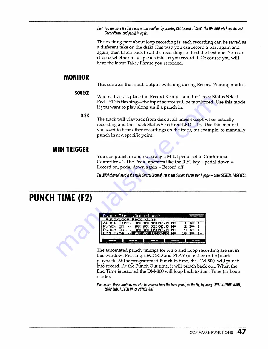 Roland DM-800 Owner'S Manual Download Page 49