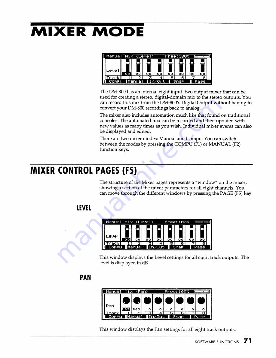 Roland DM-800 Owner'S Manual Download Page 73