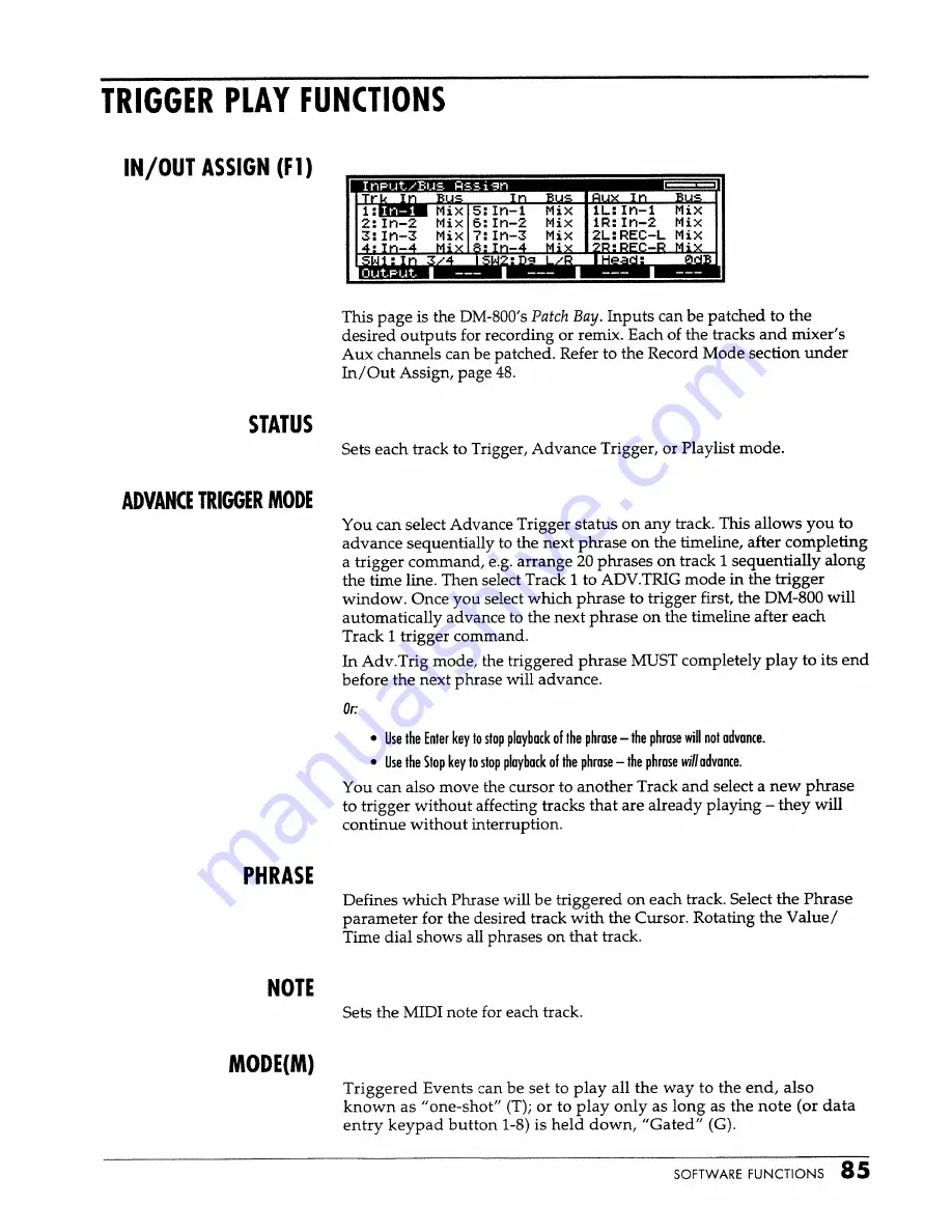 Roland DM-800 Owner'S Manual Download Page 87