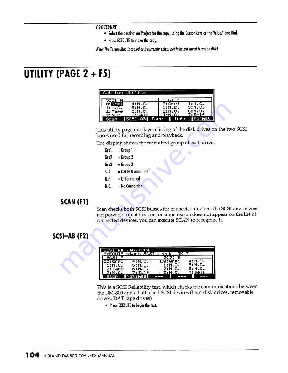 Roland DM-800 Owner'S Manual Download Page 106