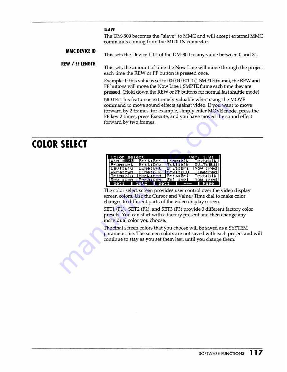 Roland DM-800 Owner'S Manual Download Page 119