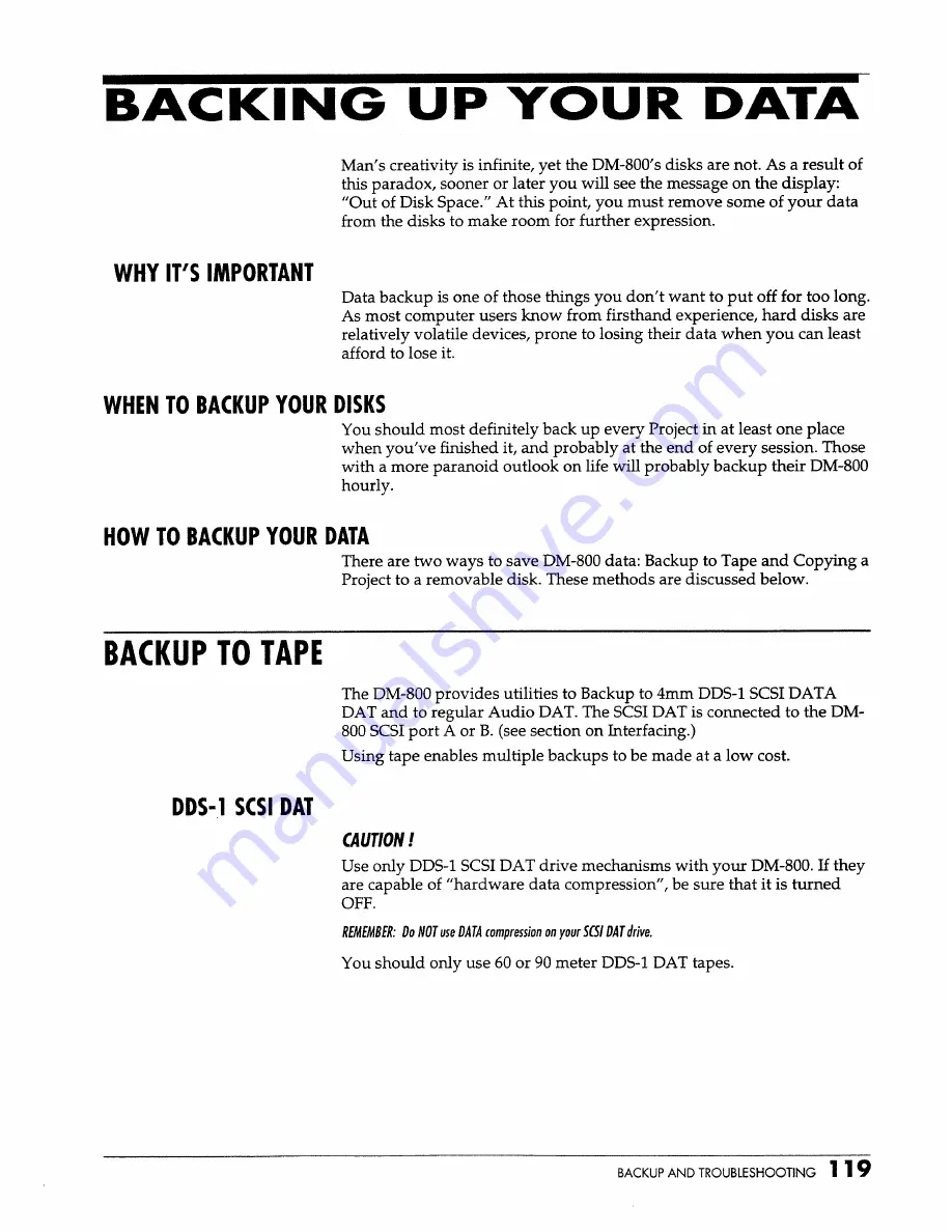 Roland DM-800 Owner'S Manual Download Page 121