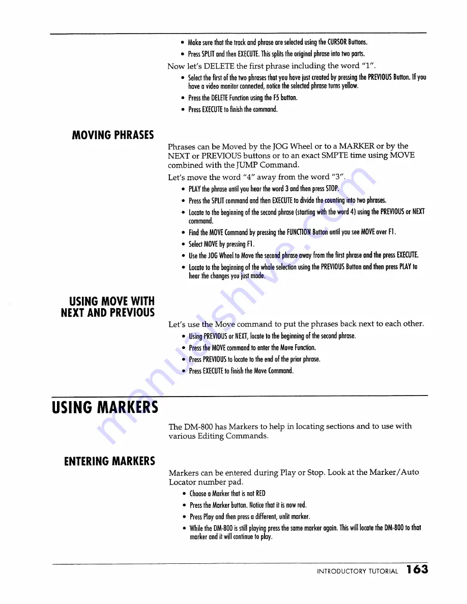 Roland DM-800 Owner'S Manual Download Page 165