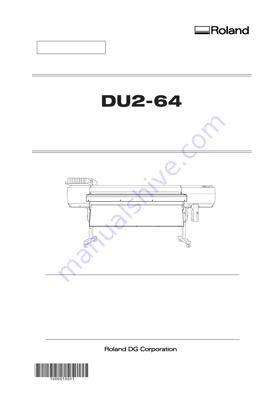 Roland DU2-64 User Manual Download Page 1