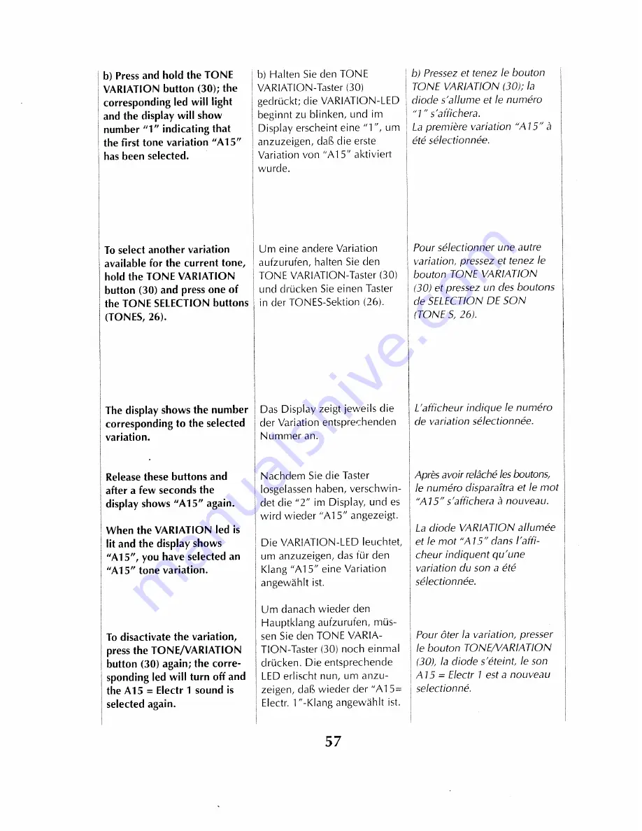 Roland E-14 Owner'S Manual Download Page 57