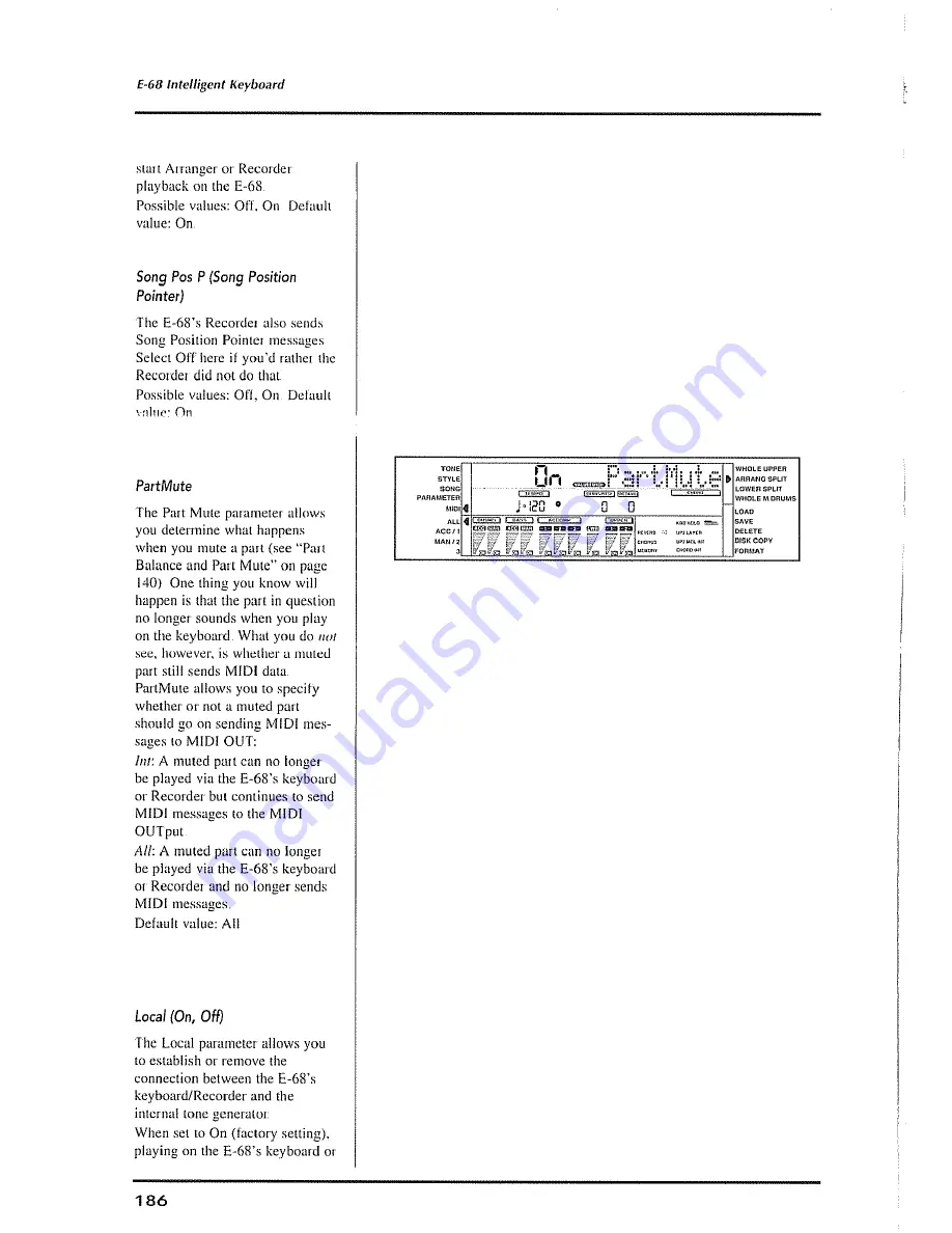 Roland E-68 Owner'S Manual Download Page 184