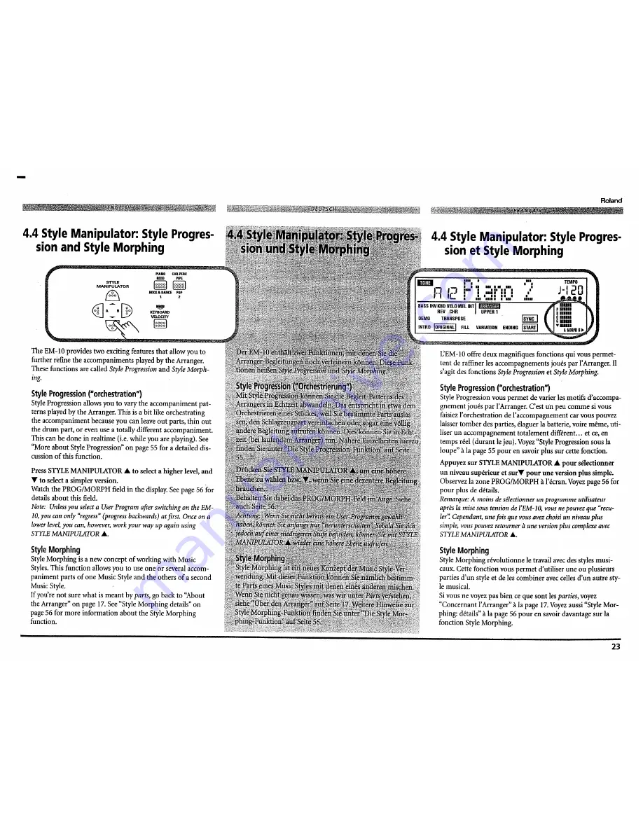 Roland EM-10 Скачать руководство пользователя страница 23