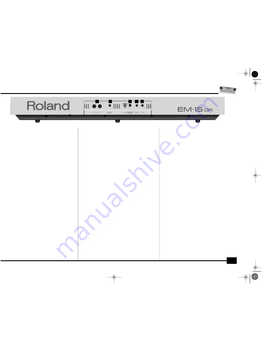 Roland EM-15 OR User Manual Download Page 11