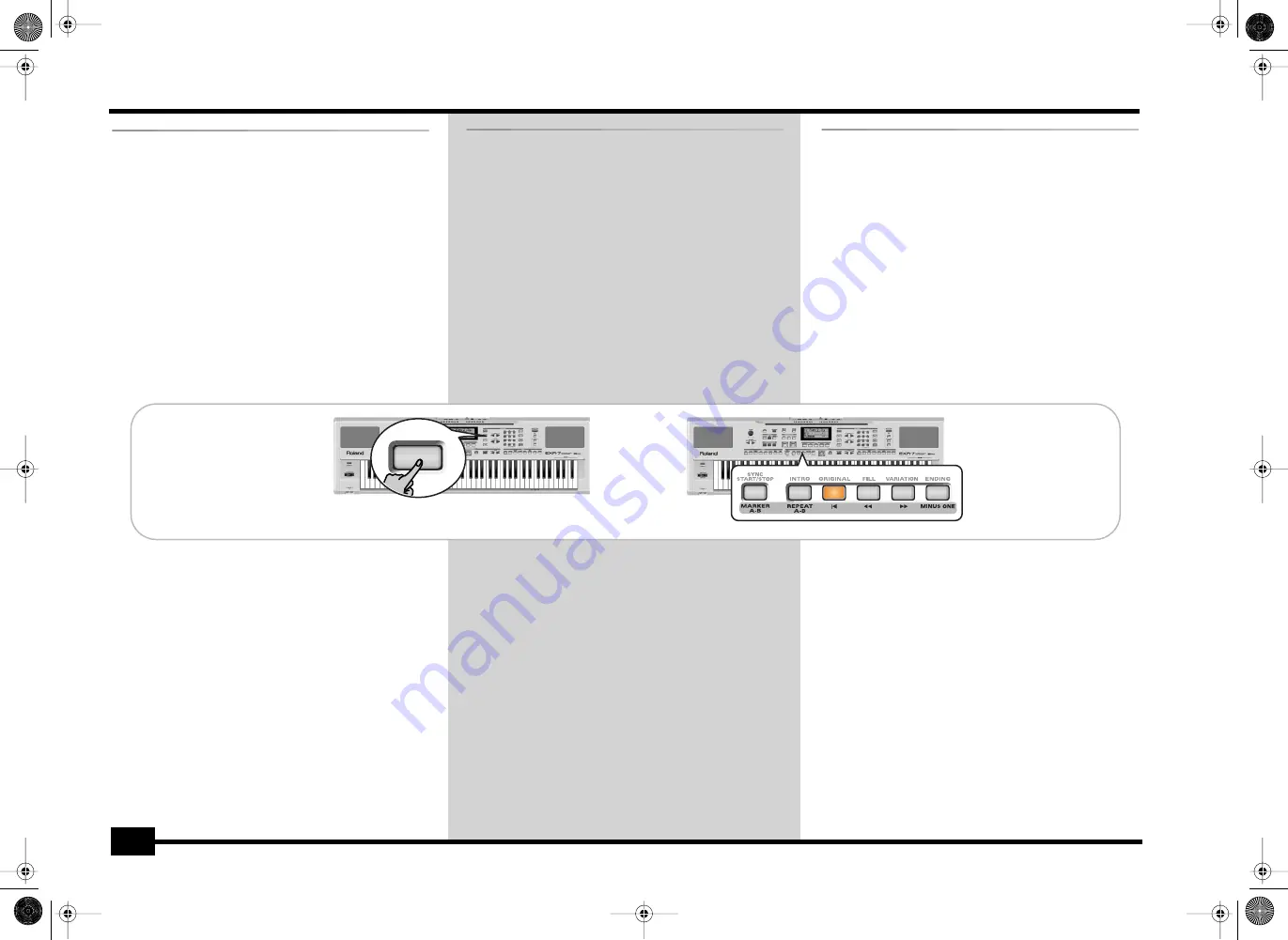 Roland EXR-7 Owner'S Manual Download Page 40