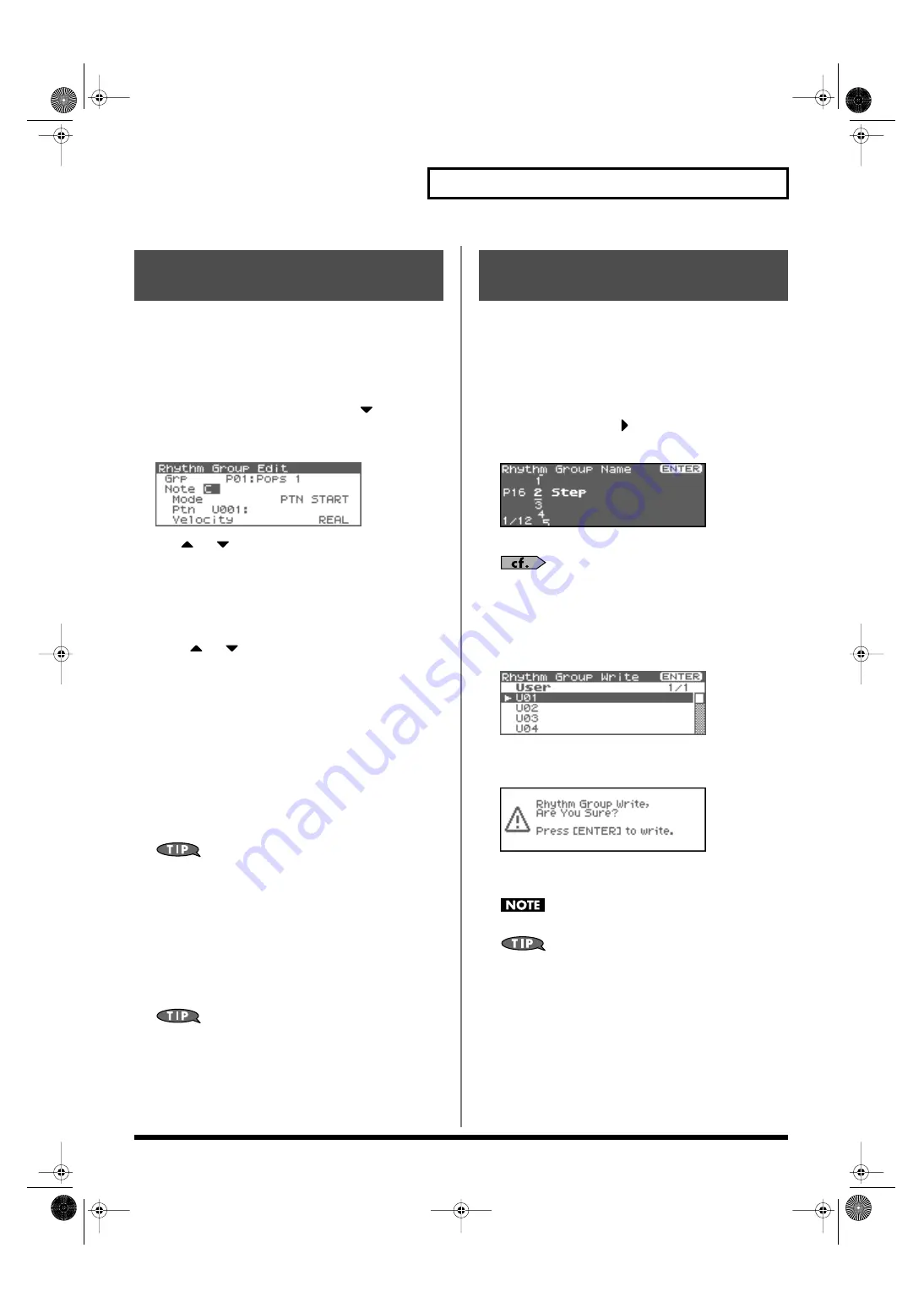 Roland Fantom XR Owner'S Manual Download Page 109