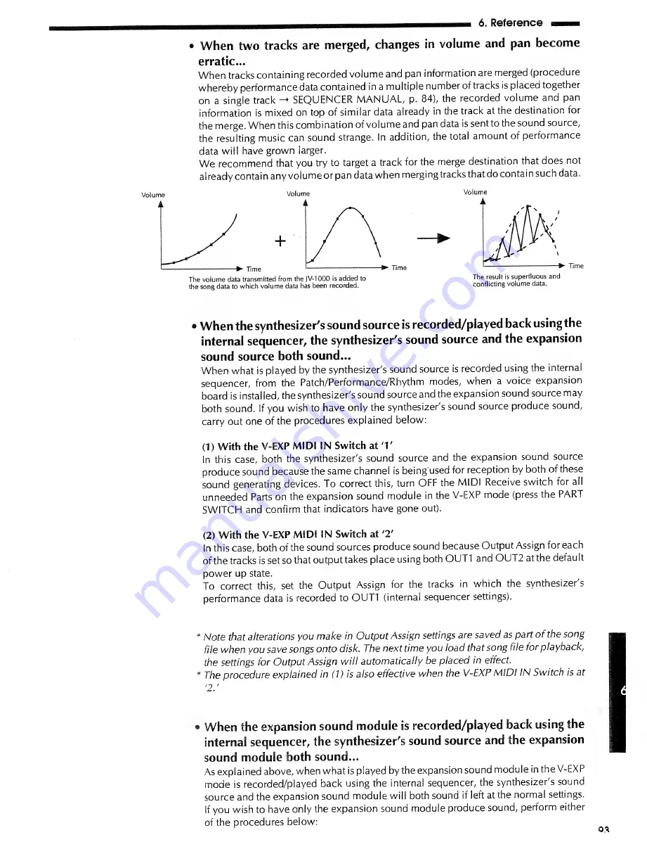 Roland JV-1000 Introductory Manual Download Page 99