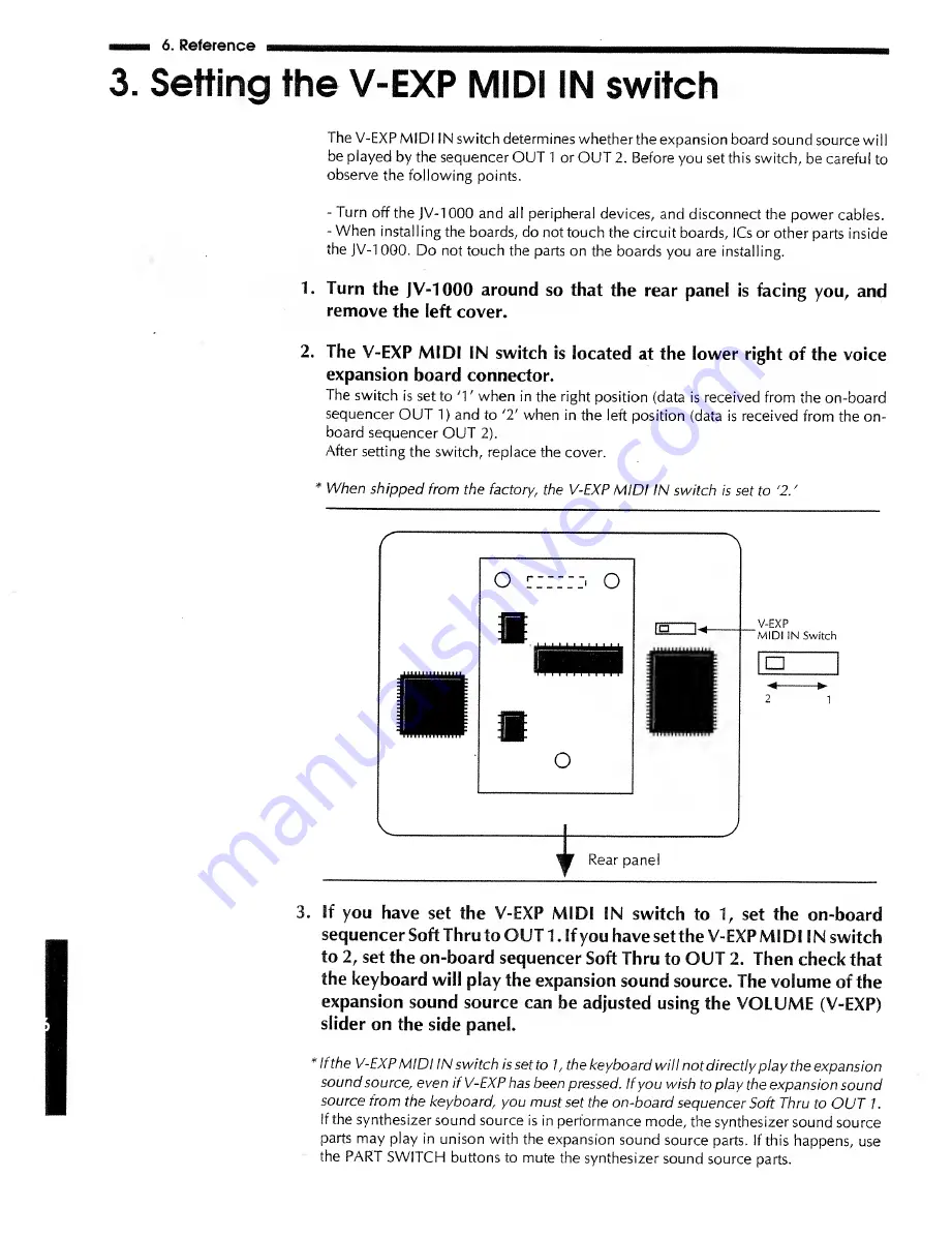 Roland JV-1000 Introductory Manual Download Page 102