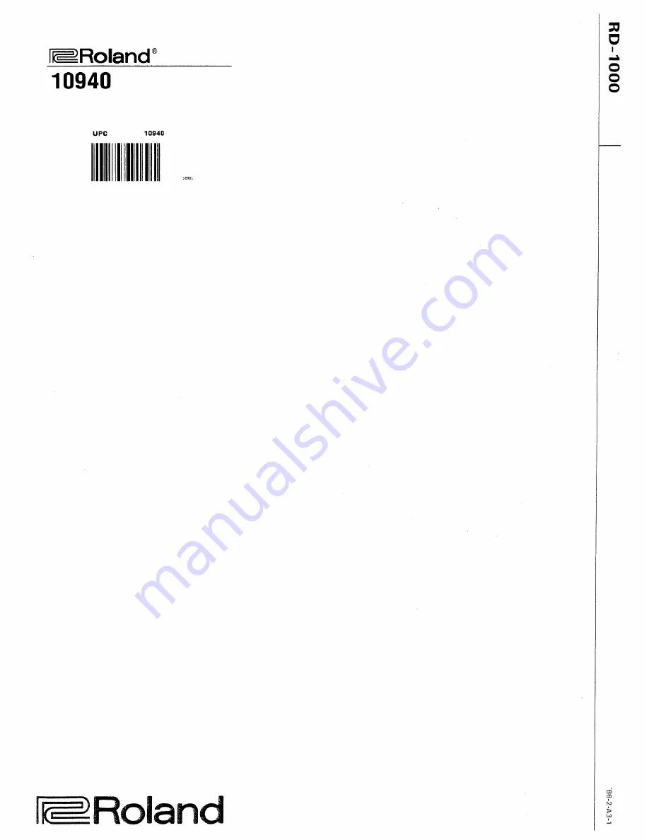 Roland RD-1000 Owner'S Manual Download Page 34