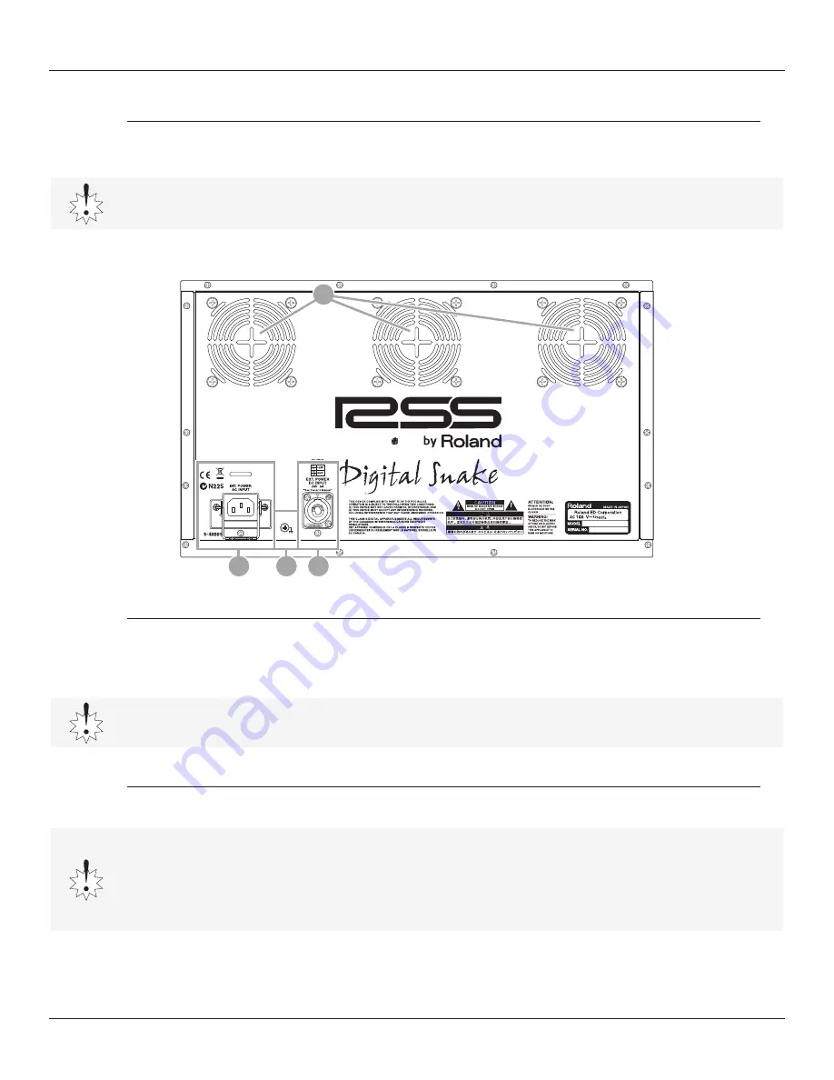 Roland RSS Digital Snake S-4000 Owner'S Manual Download Page 24