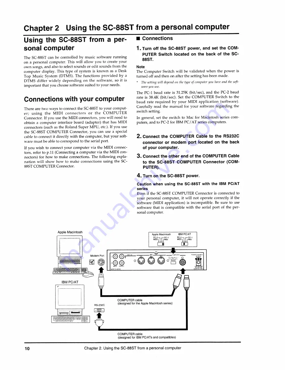 Roland Sound Canvas SC-88ST Owner'S Manual Download Page 10