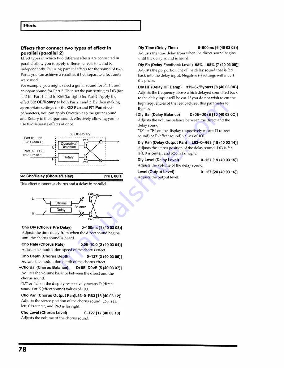 Roland SoundCanvas SC-8820 Owner'S Manual Download Page 78