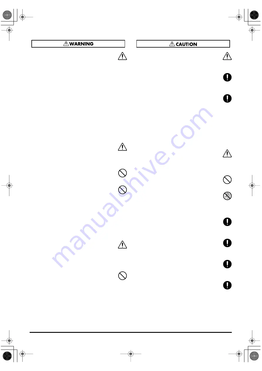 Roland SP-606 Owner'S Manual Download Page 3