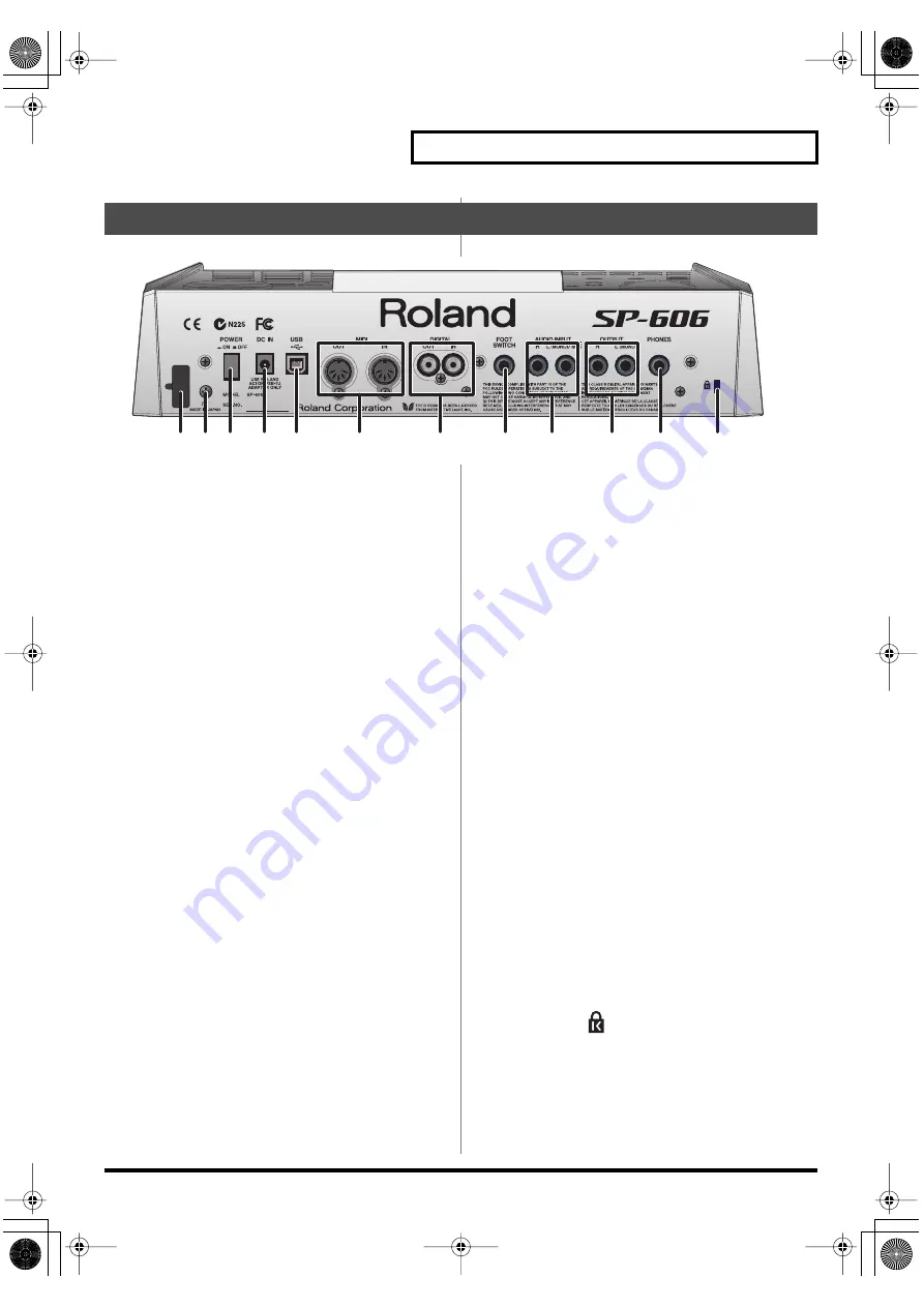 Roland SP-606 Скачать руководство пользователя страница 19