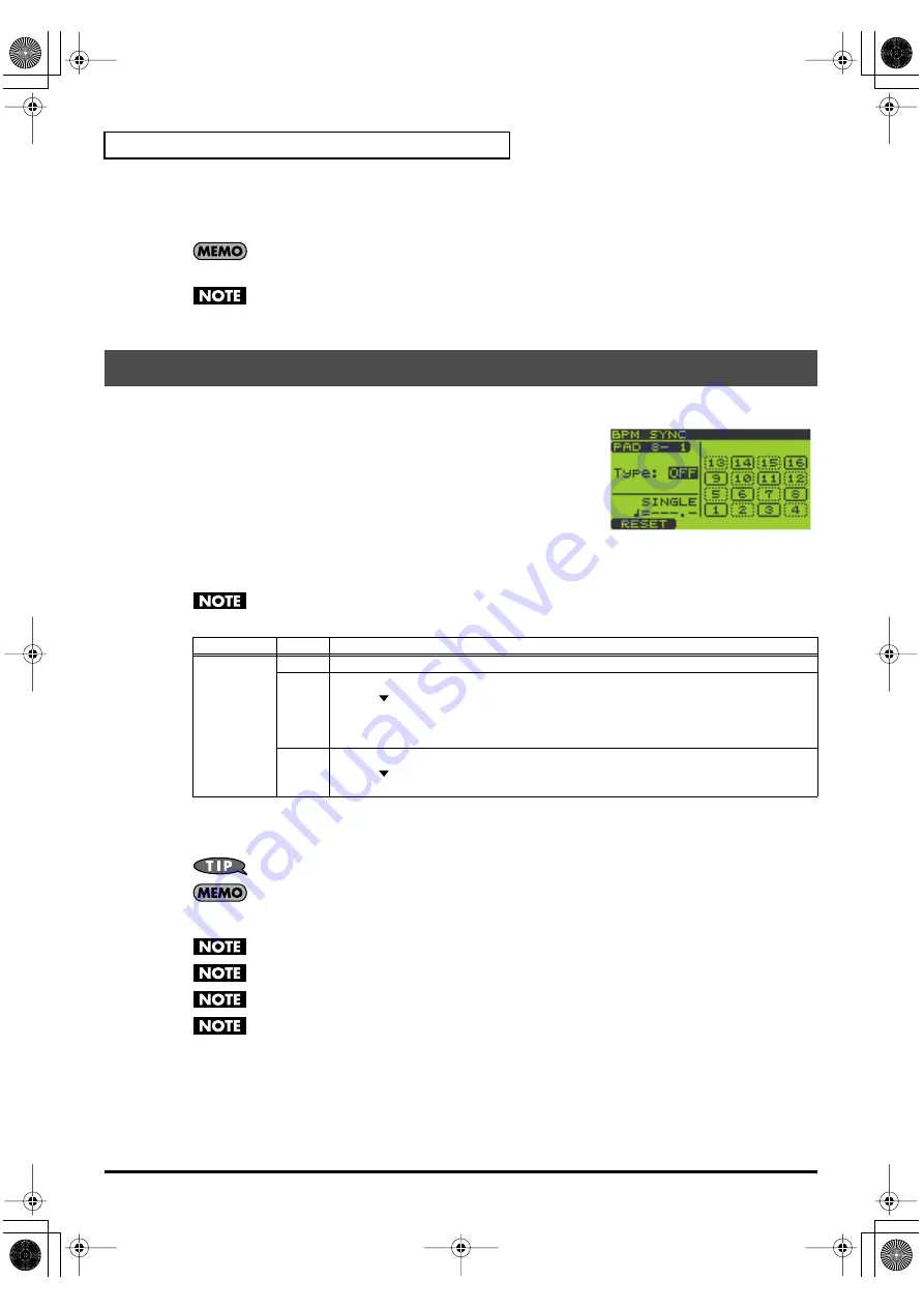 Roland SP-606 Owner'S Manual Download Page 52