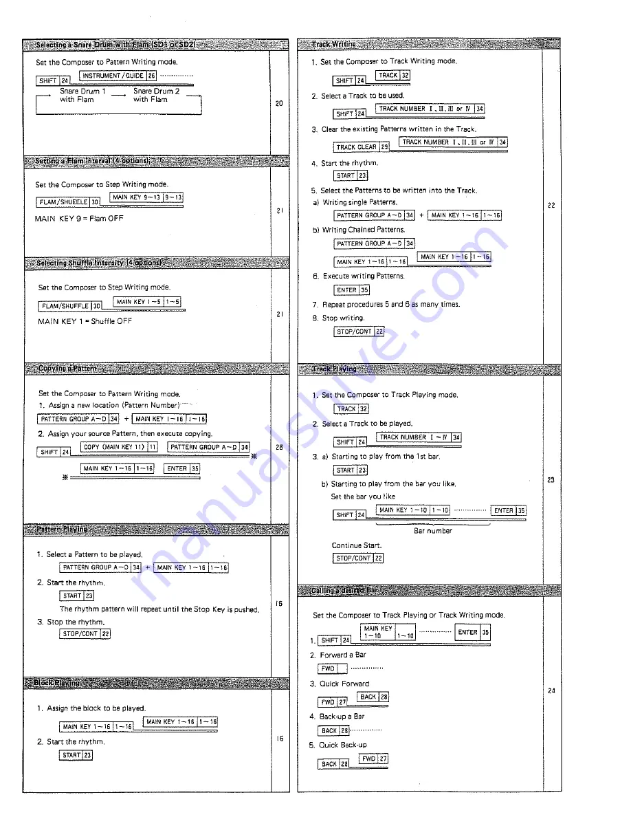 Roland TR-707 Owner'S Manual Download Page 52