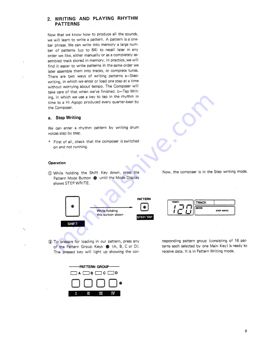 Roland TR-727 Owner'S Manual Download Page 11