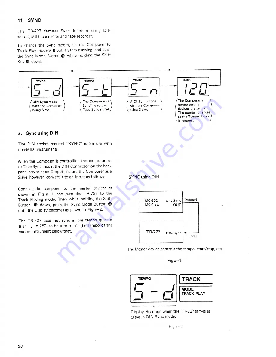 Roland TR-727 Owner'S Manual Download Page 40