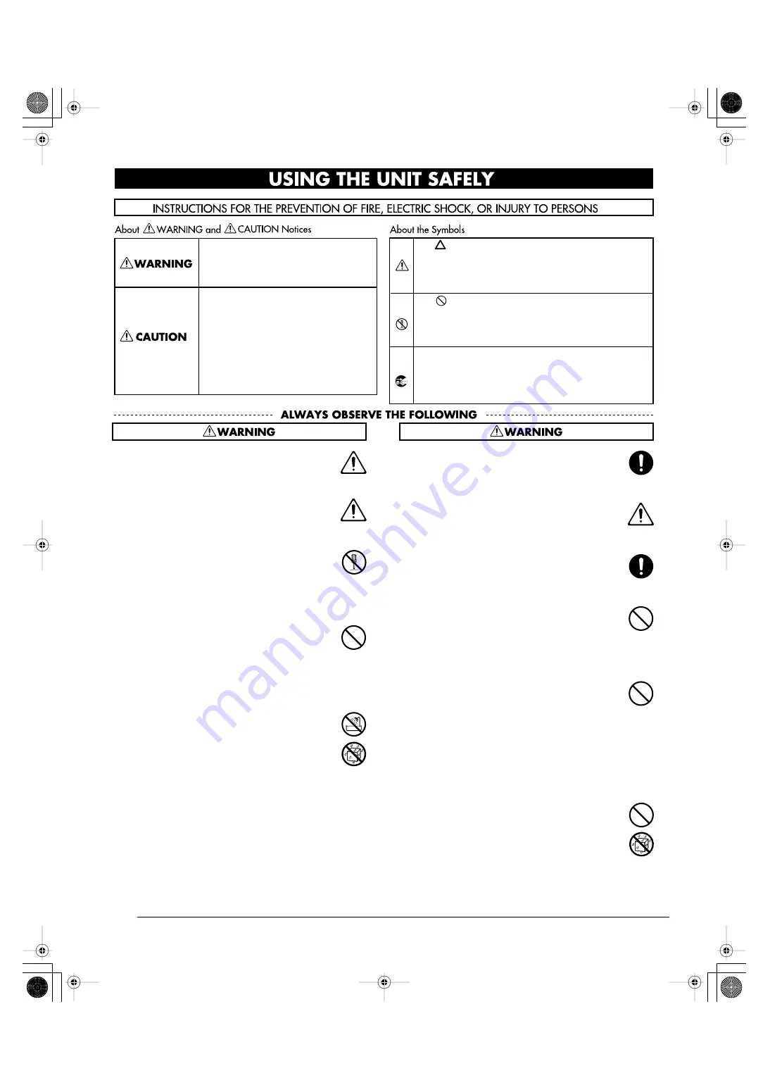 Roland V-studio VS-2480 Owner'S Manual Download Page 3