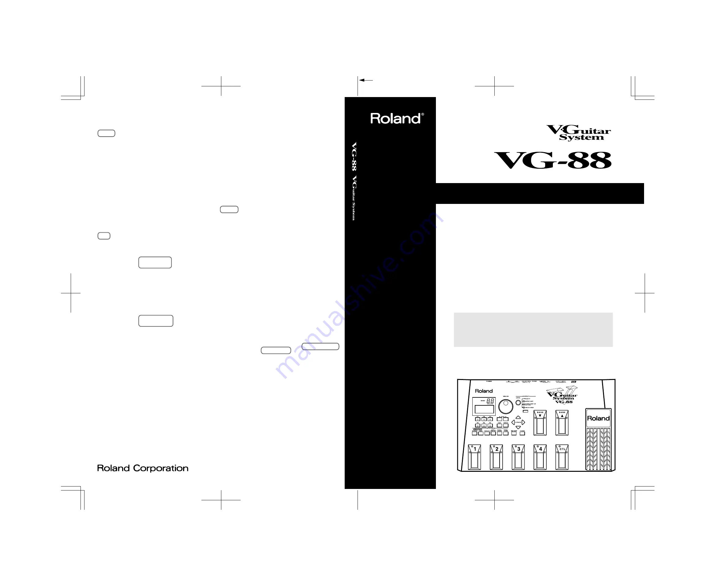 Roland VG-88 Owner'S Manual Download Page 84