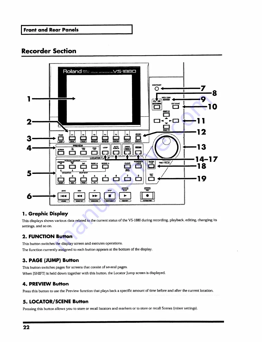 Roland VS-1880 Owner'S Manual Download Page 22