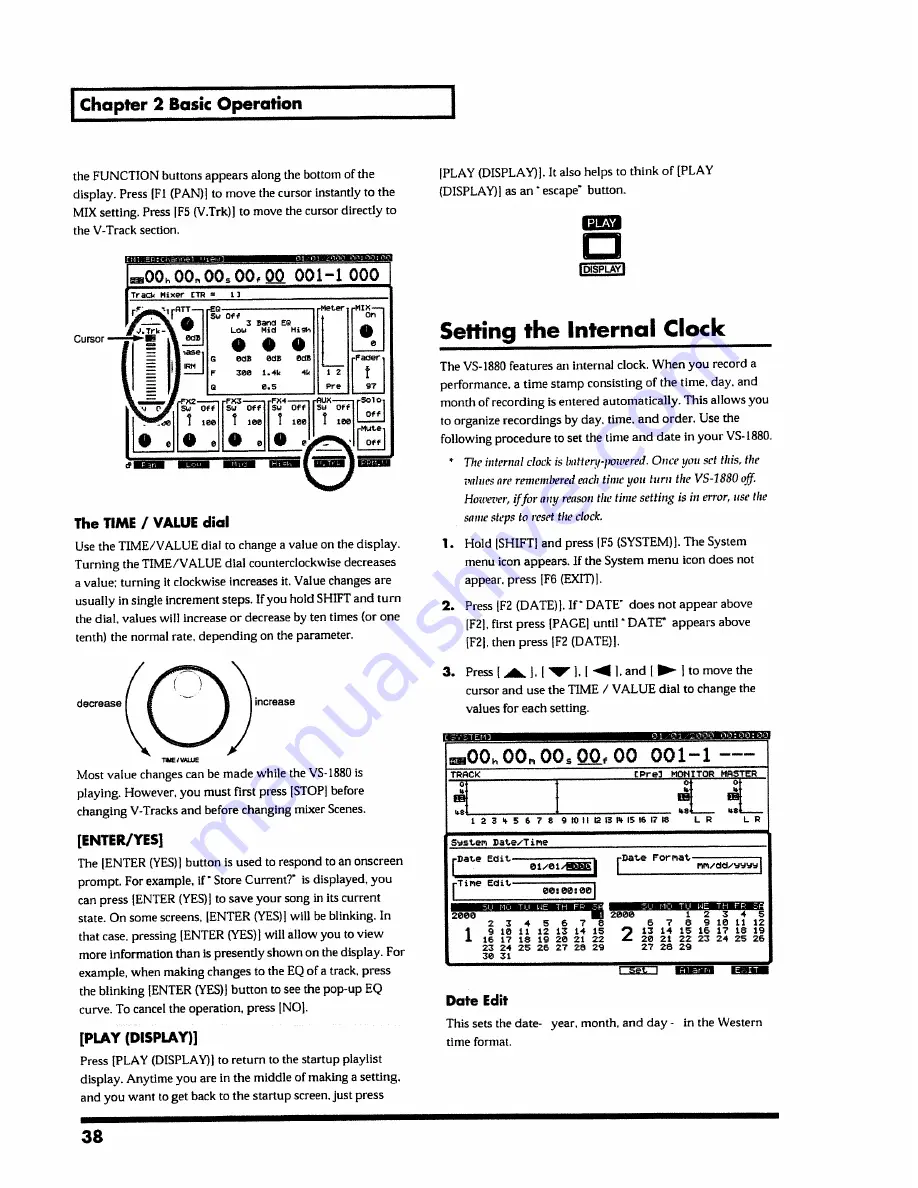 Roland VS-1880 Owner'S Manual Download Page 38