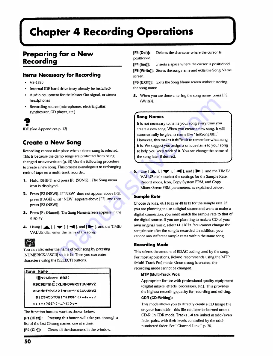 Roland VS-1880 Owner'S Manual Download Page 50