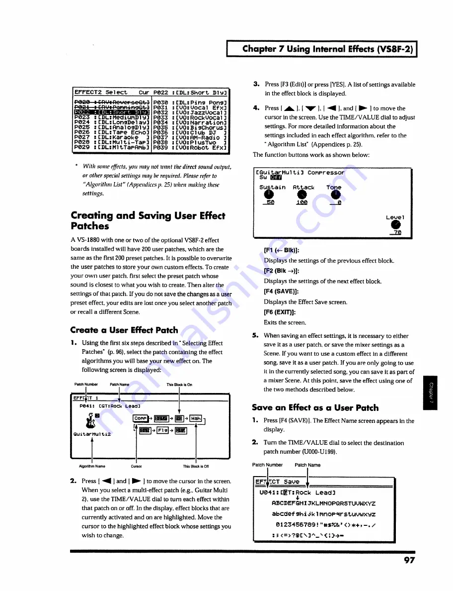 Roland VS-1880 Owner'S Manual Download Page 97