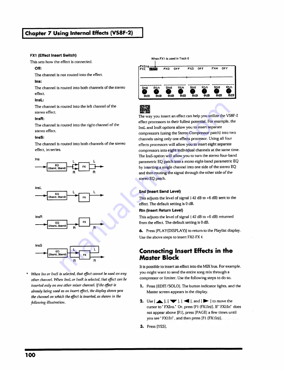 Roland VS-1880 Owner'S Manual Download Page 100