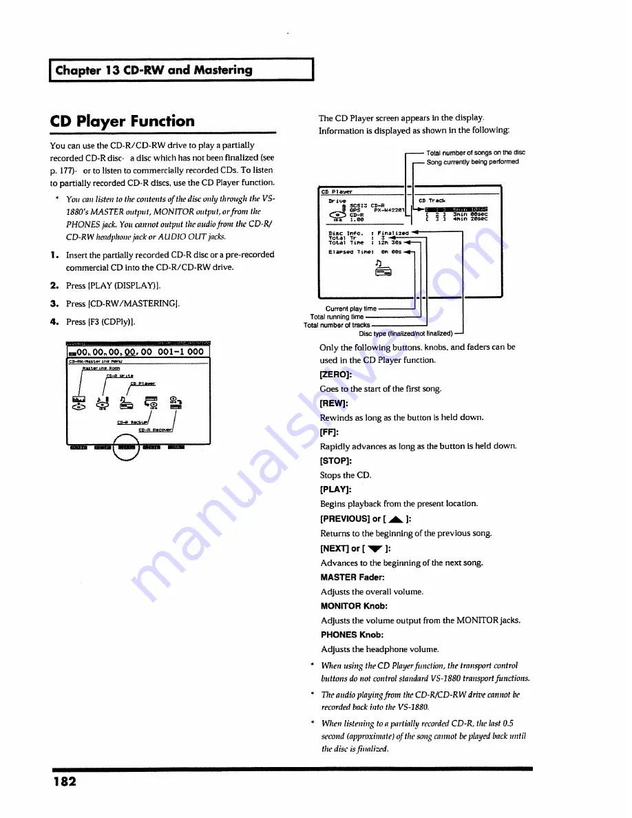 Roland VS-1880 Owner'S Manual Download Page 182