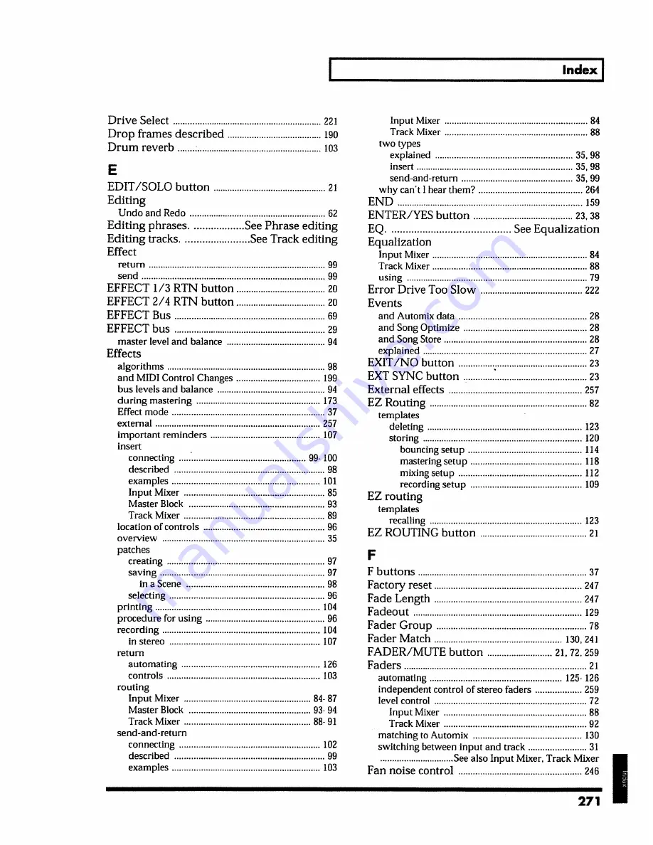 Roland VS-1880 Owner'S Manual Download Page 271