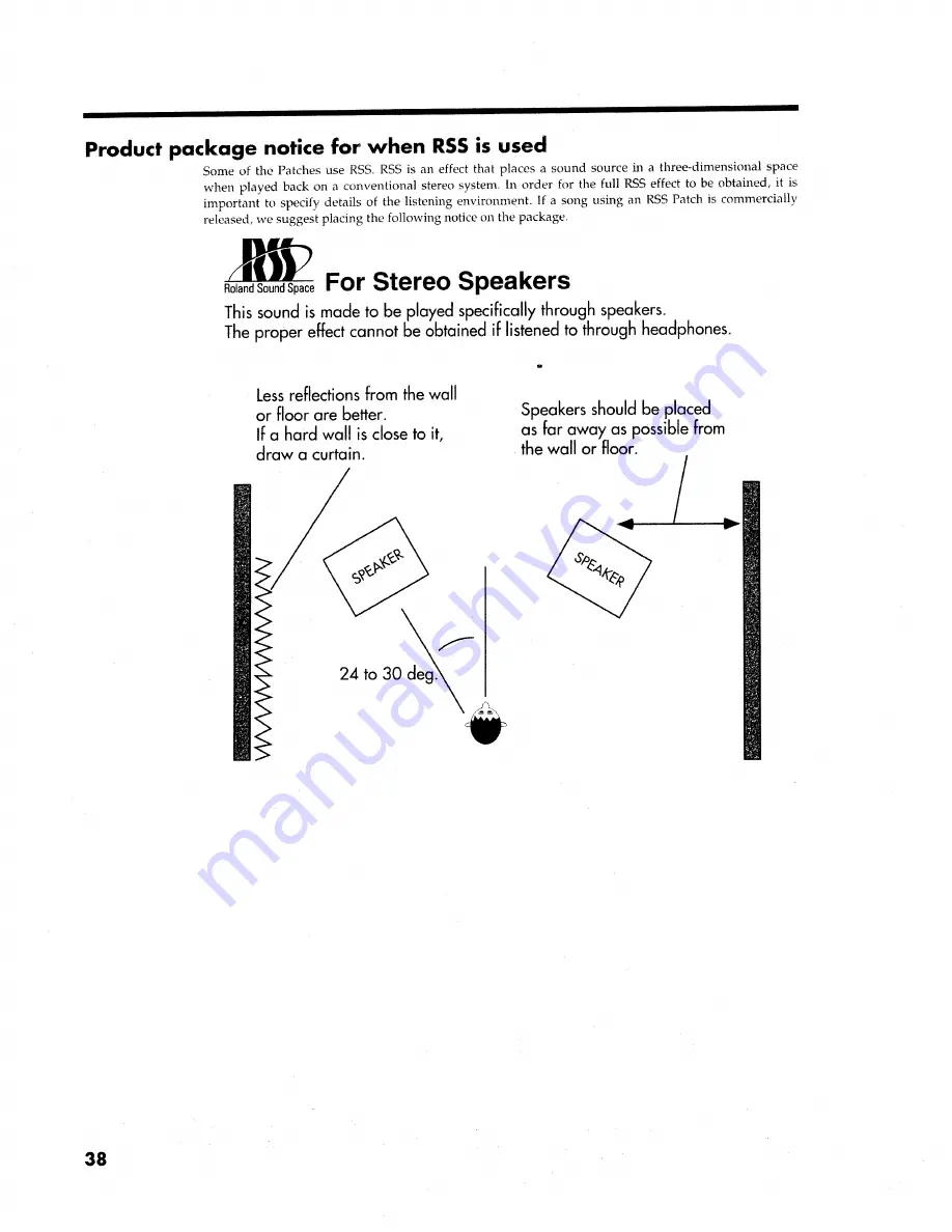 Roland VS8F-1 Owner'S Manual Download Page 38