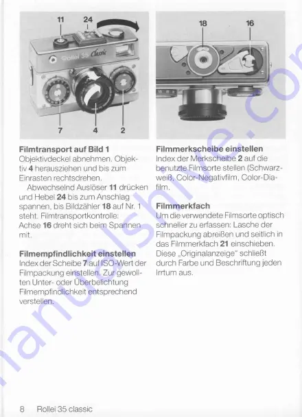 Rollei 35 Classic User Manual Download Page 9