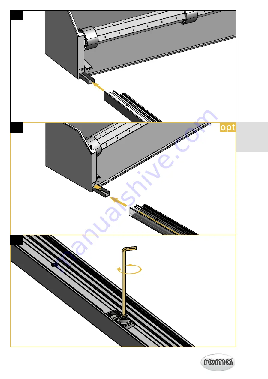 Roma Rolento B1/55 Assembly Instruction Manual Download Page 9