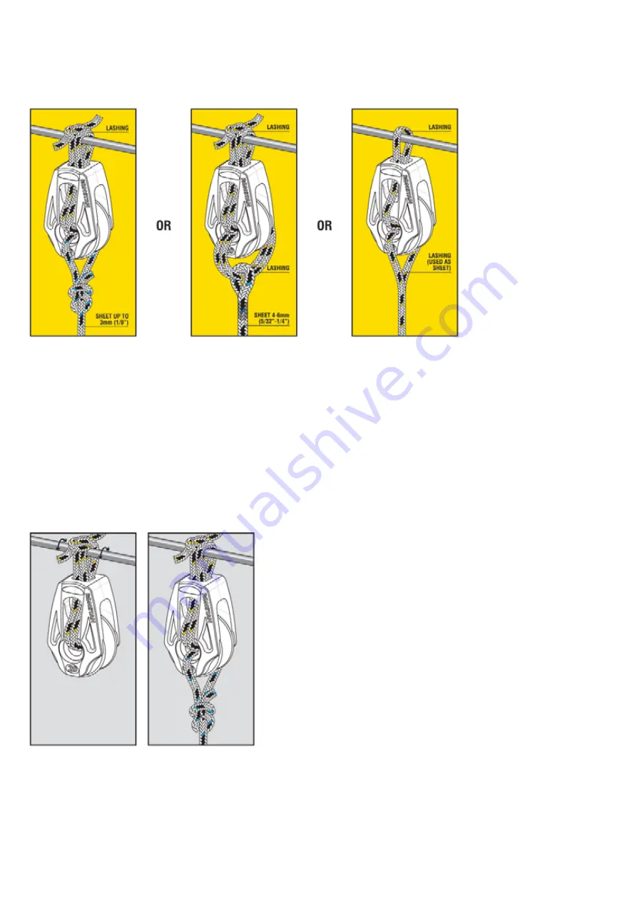 Ronstan BB Orbit Block RF25109 20 Series User Instructions Download Page 4