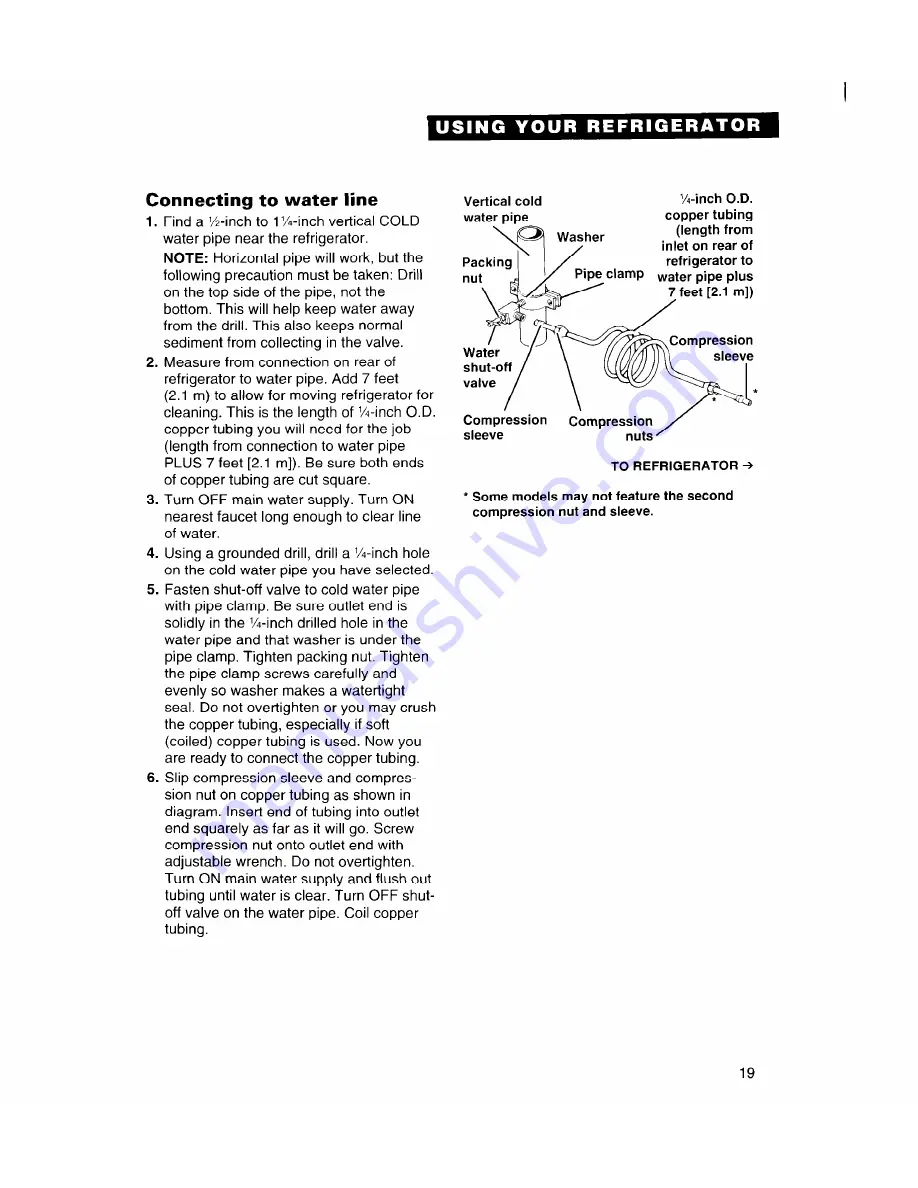 Roper RS20AWXEN00 Use And Care Manual Download Page 19