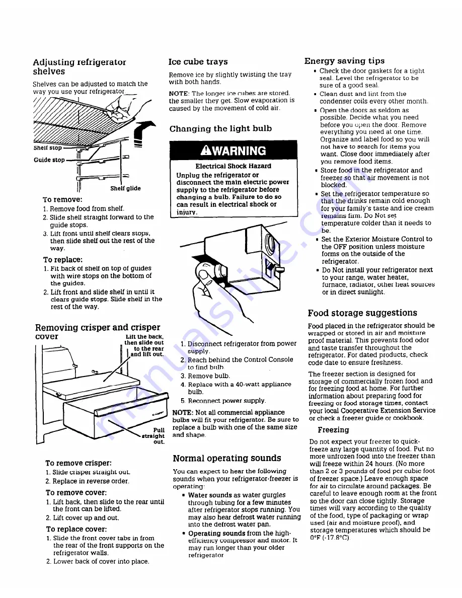 Roper RT12FC Use And Care Manual Download Page 4