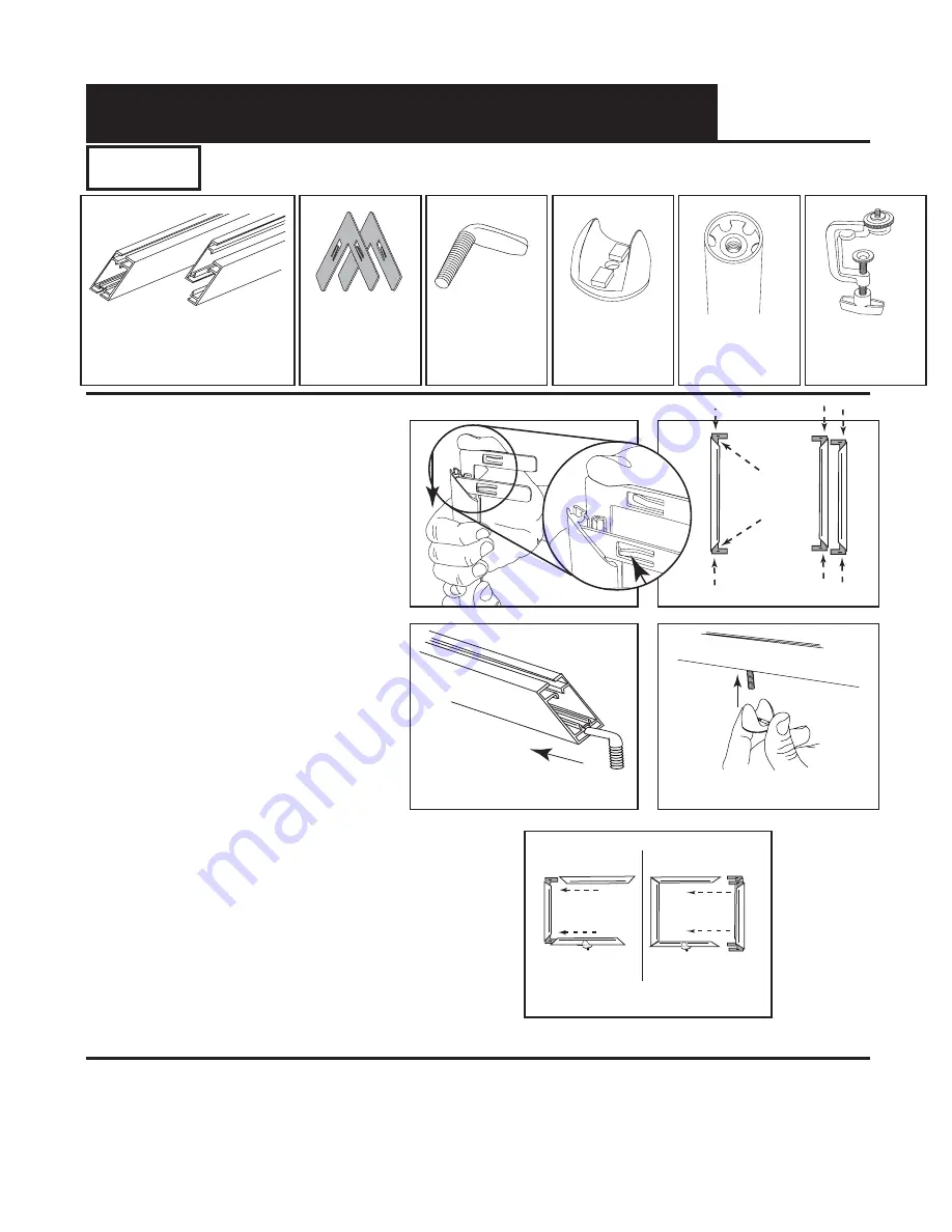 ROSE DISPLAYS ANOFRAME VERSAMOUNT CLAMP BASE SQ Manual Download Page 3