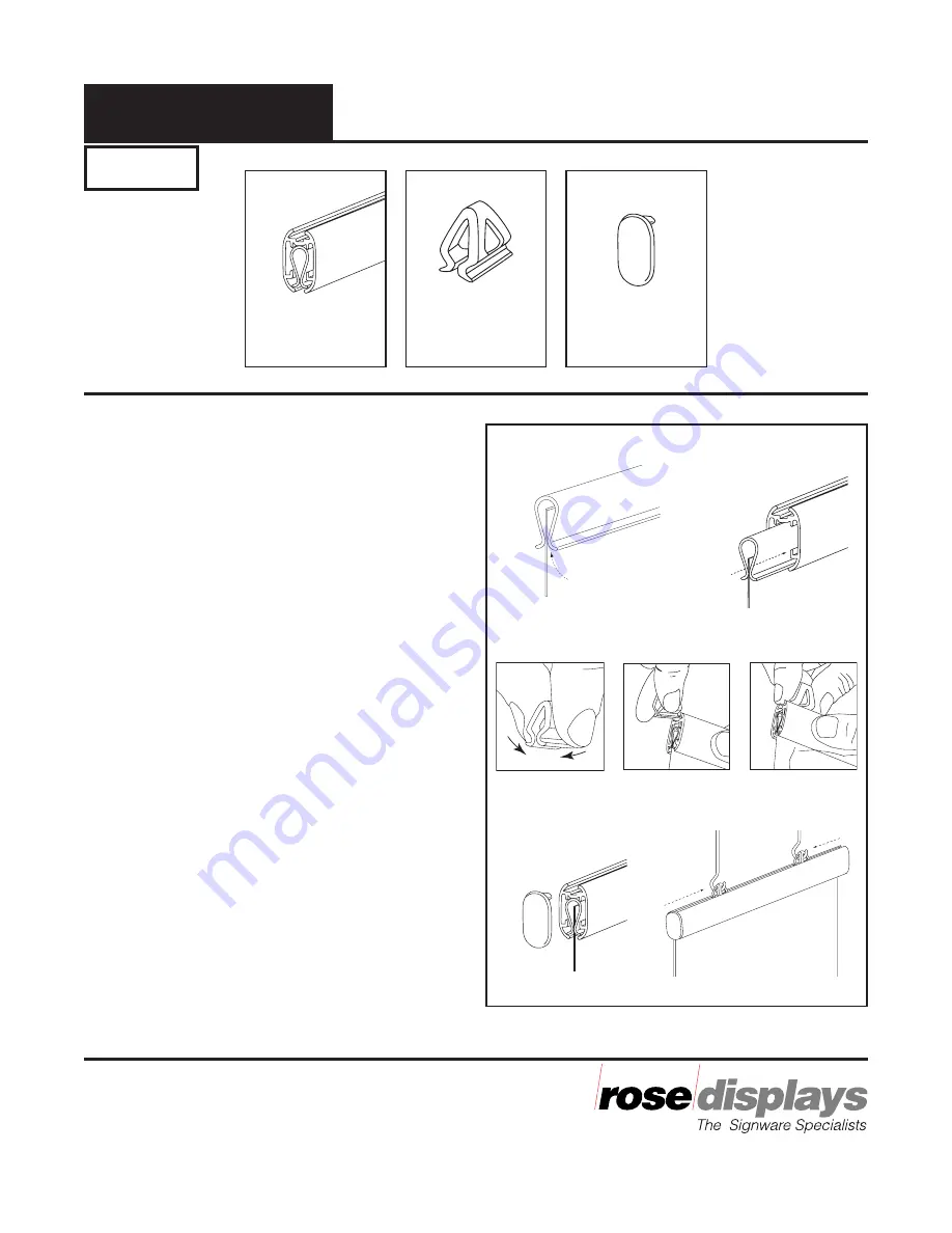 ROSE DISPLAYS ANOMULTI ROUND WITH MULTICLIPS Instruction Sheet Download Page 1