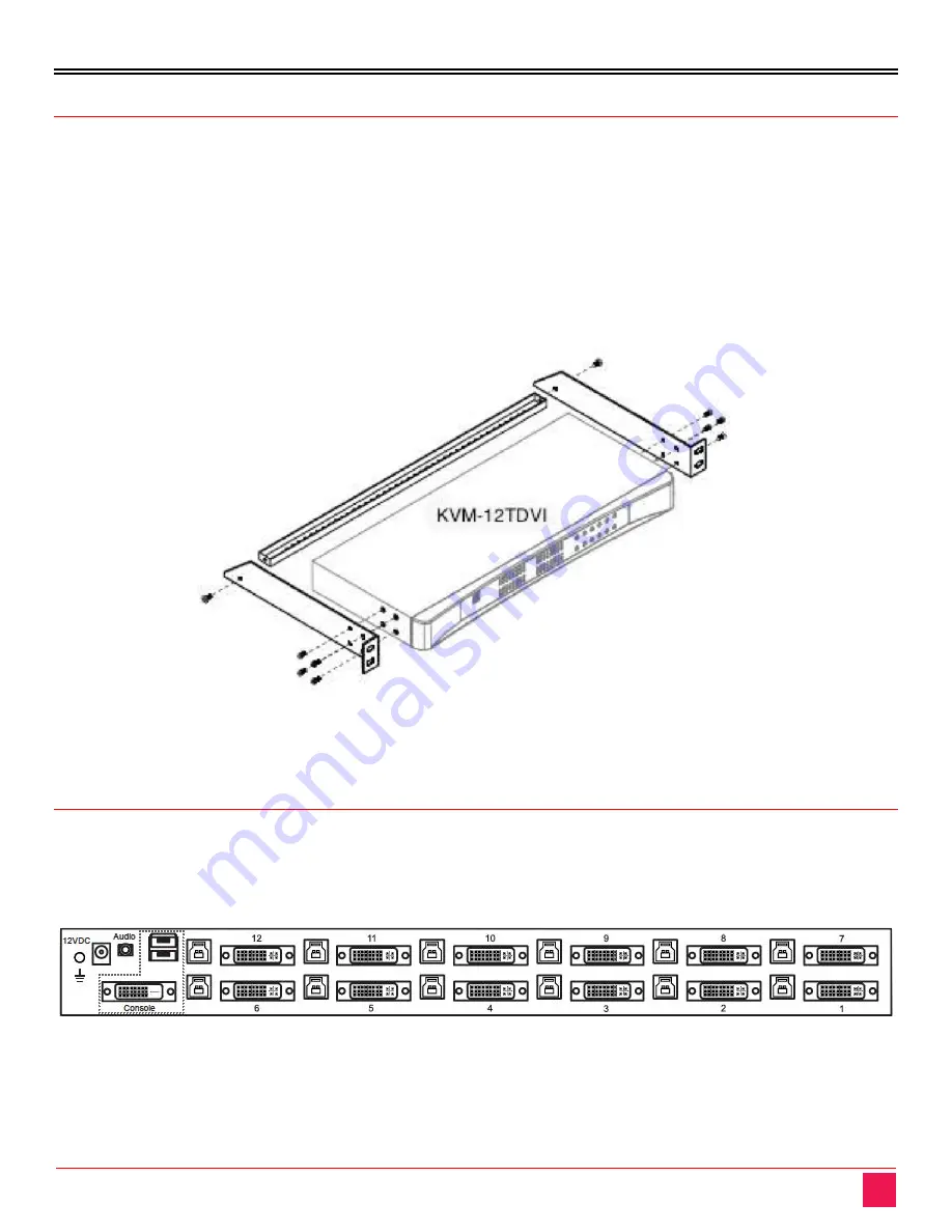 Rose electronics KVM-12TDVI-K1 Installation And Operation Manual Download Page 7