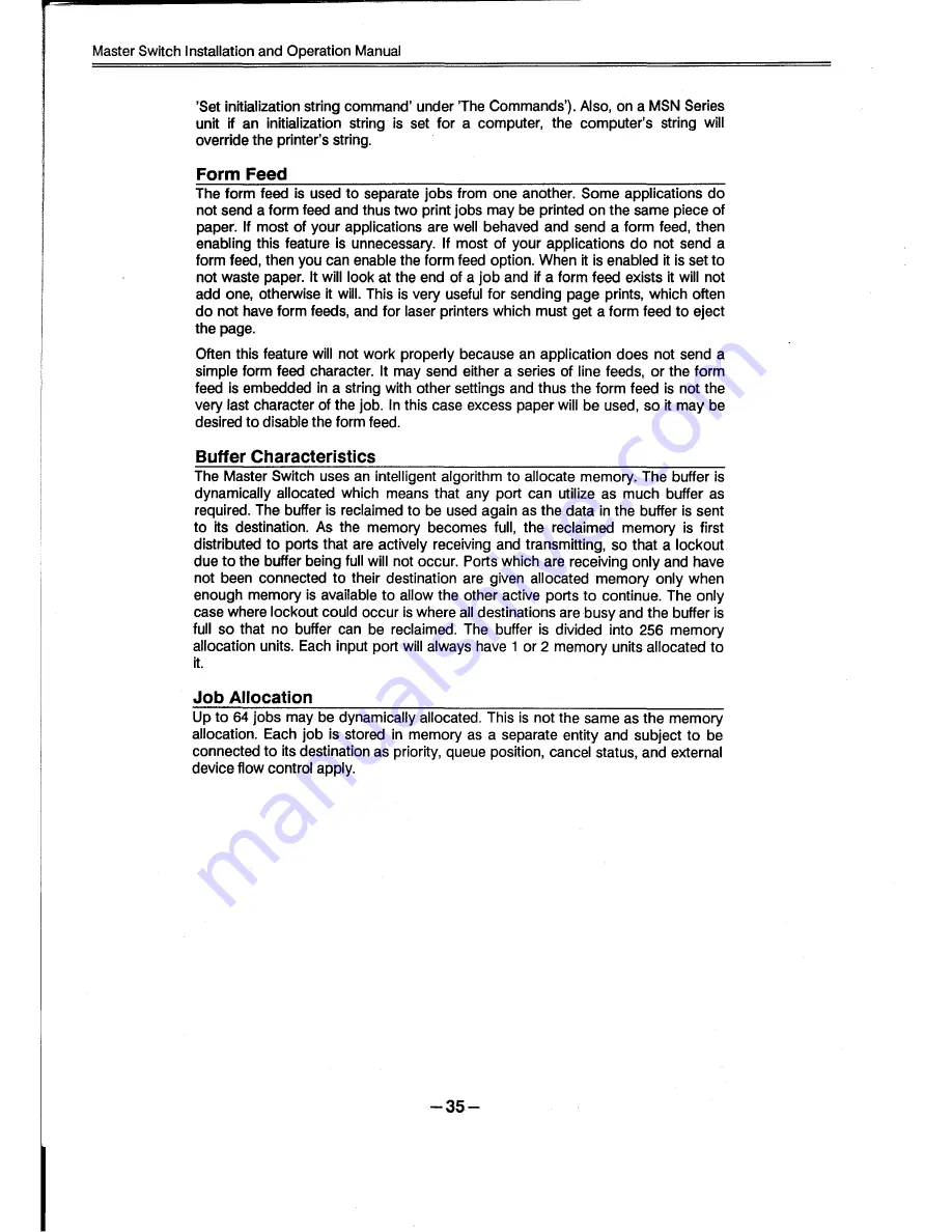 Rose electronics MASTER SWITCH Installation And Operation Manual Download Page 38