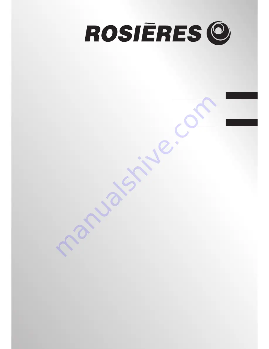 ROSIERES HOA 03 VXSC User Instructions Download Page 1