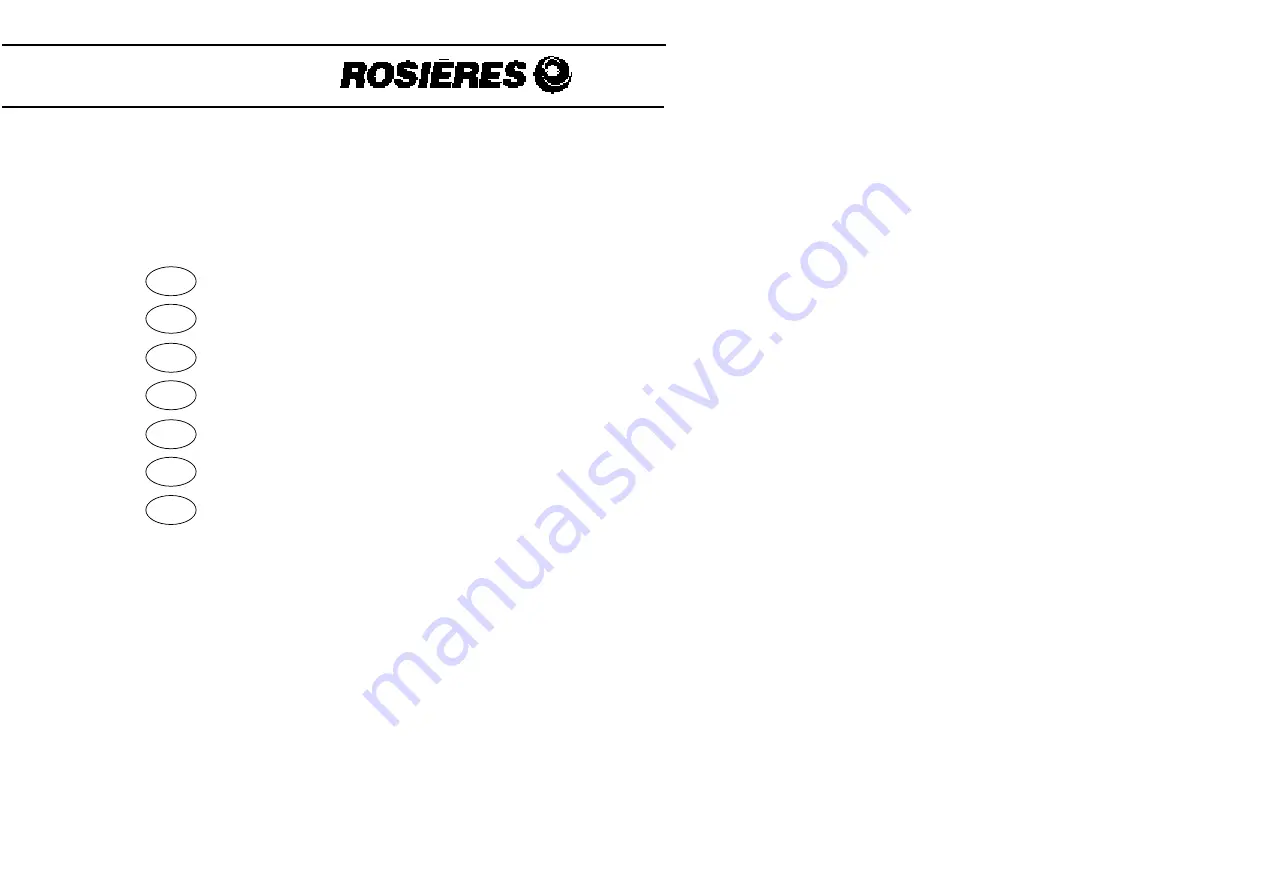 ROSIERES LVI 980 A Manual Download Page 1