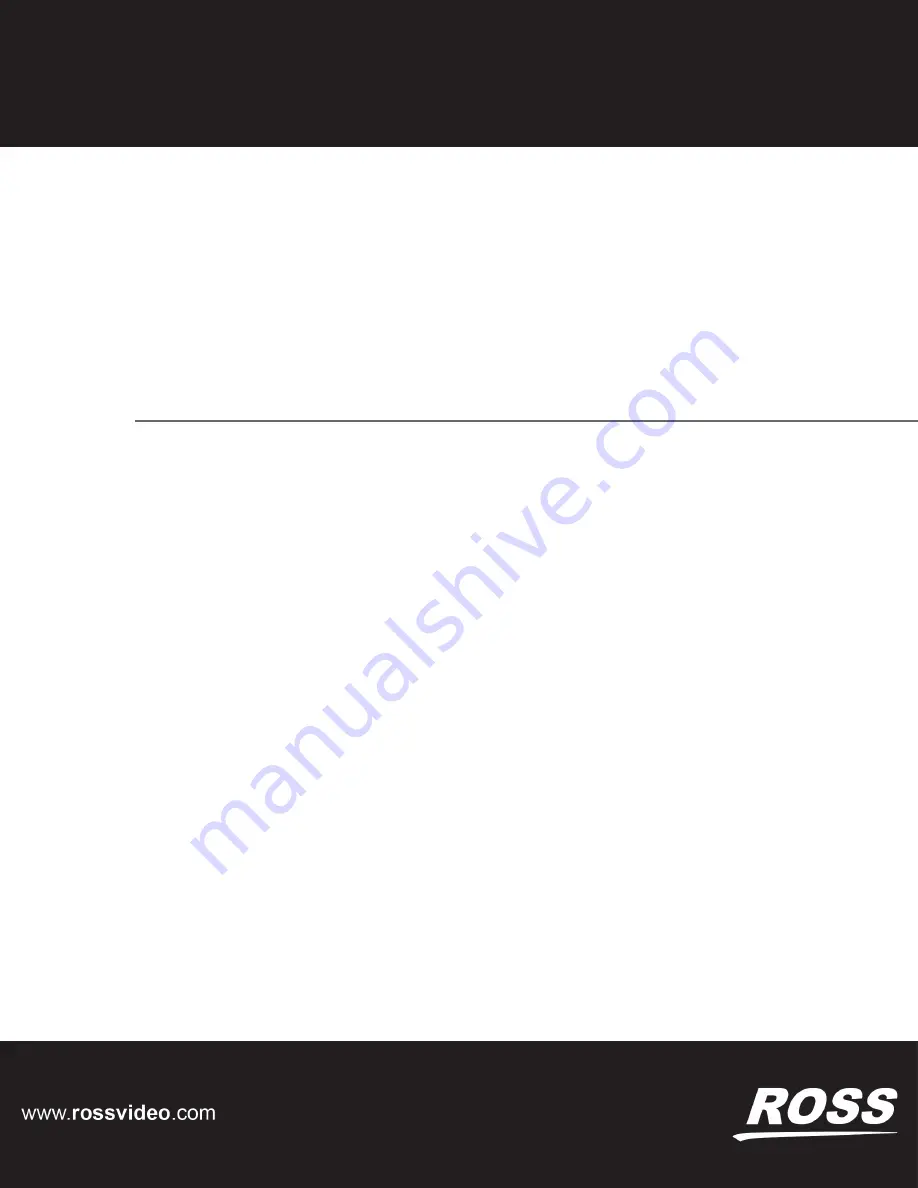 Ross 4500DR-204-03 User Manual Download Page 1