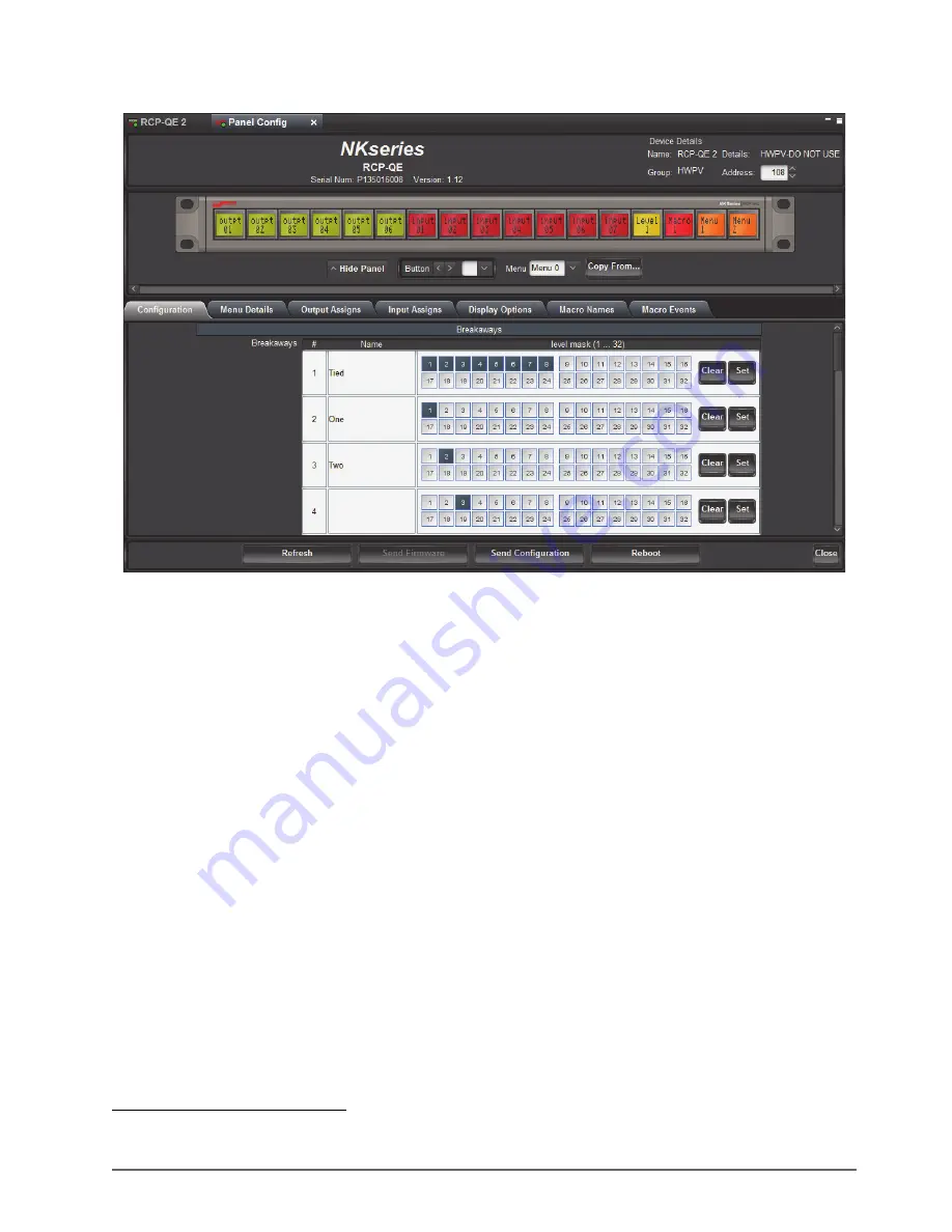 Ross NK Routing Systems RCP-QE User Manual Download Page 25