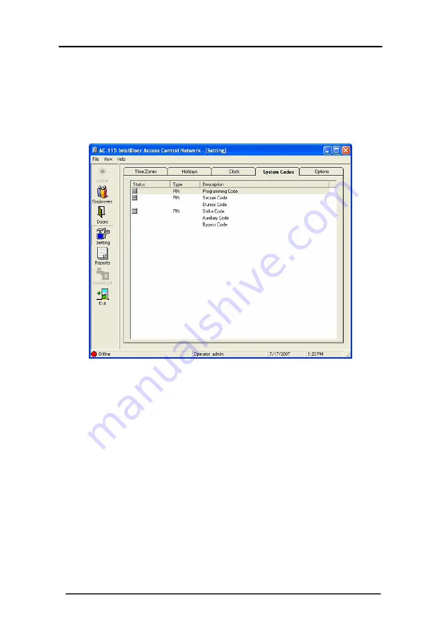 Rosslare AC-115 Software Manual Download Page 44